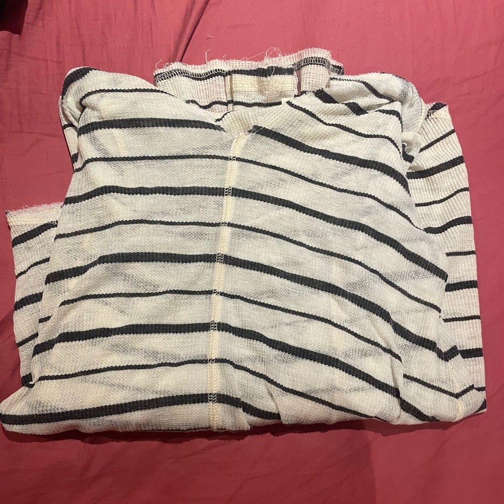 Rag poets striped long sleeve
